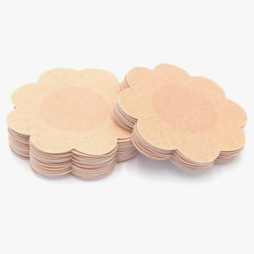 QueenVibes Breast Covers 40 Pieces Beige
